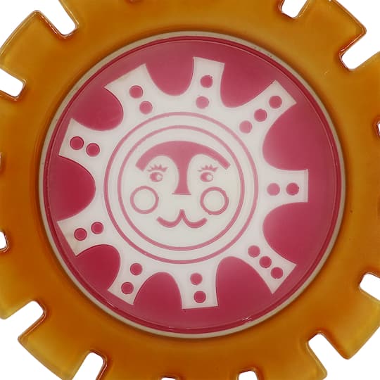 Jonathan Adler x Michaels 11.75" Yellow & Pink Sun Glass Plate